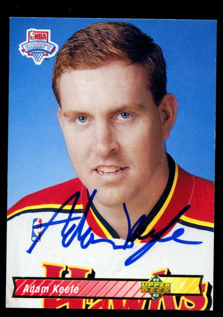 Adam Keefe #6 signed autograph auto 1992-93 Upper Deck Basketball Trading Card
