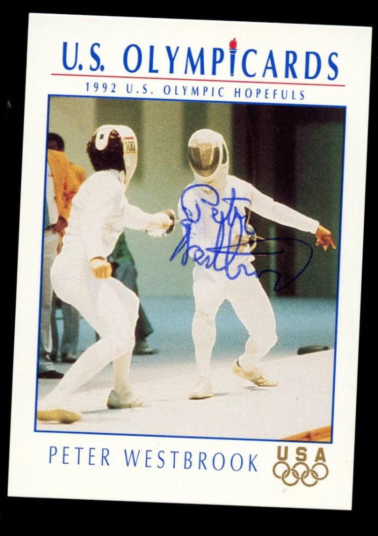 Peter Westbrook #44 signed autograph auto 1992 Impel U.S. Olympic Hopefuls Card