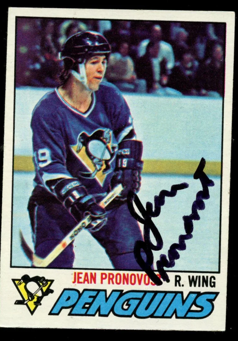 Jean Pronovost #261 signed autograph auto 1977-78 Topps Hockey Trading Card