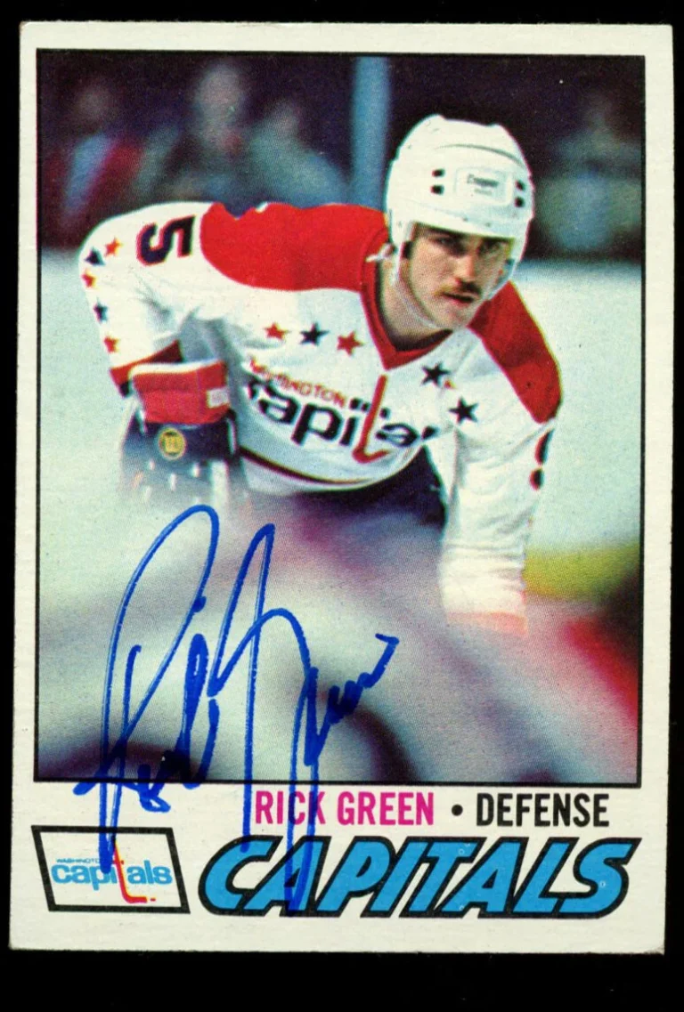 Rick Green #245 signed autograph auto 1977-78 Topps Hockey Trading Card