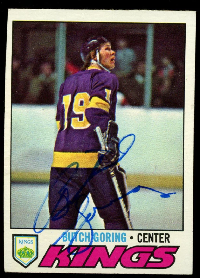 Butch Chigoring #67 signed autograph auto 1977-78 Topps Hockey Trading Card