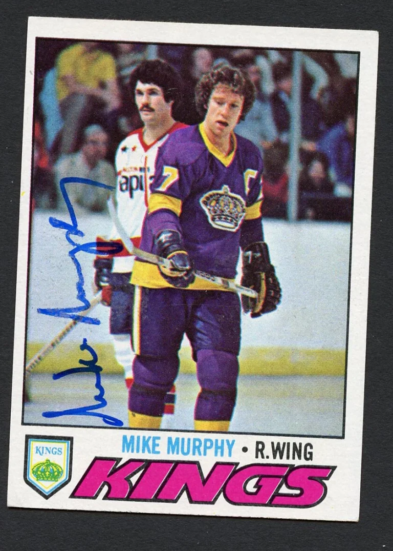 Mike Murphy #22 signed autograph auto 1977-78 Topps Hockey Trading Card