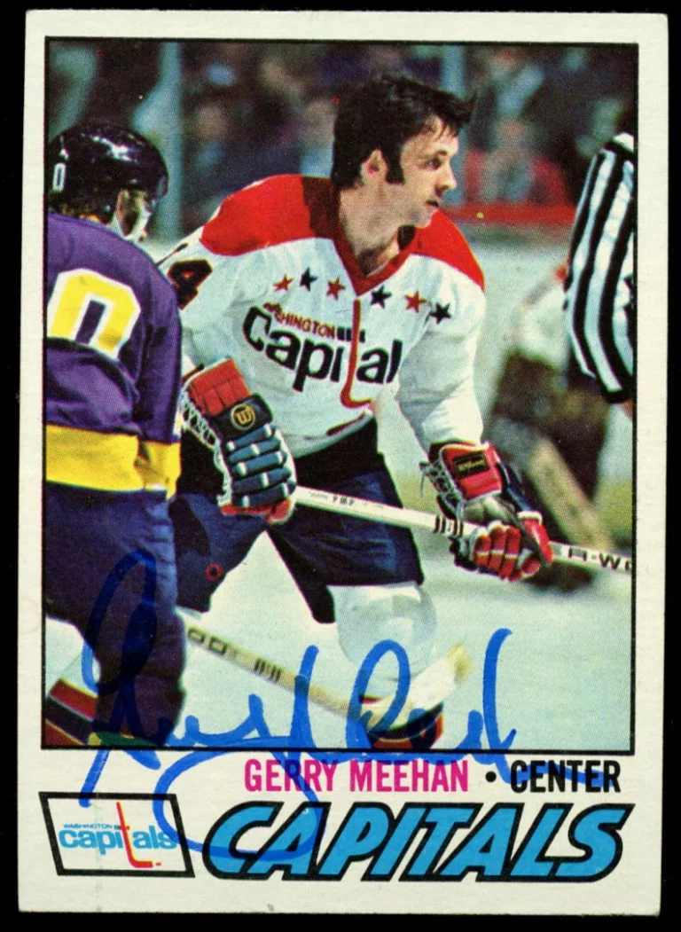 Gerry Meehan #53 signed autograph auto 1977-78 Topps Hockey Trading Card