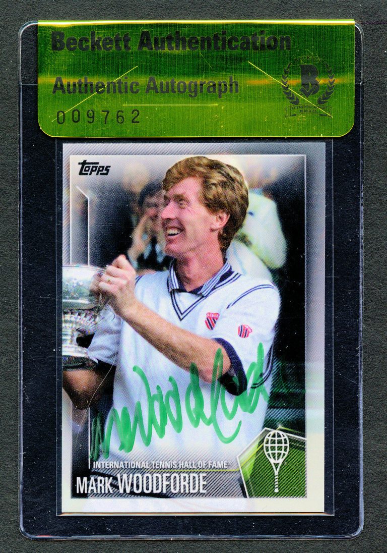 Mark Woodforde #13 signed autograph auto 2019 Topps Tennis Hall of Fame Card BAS