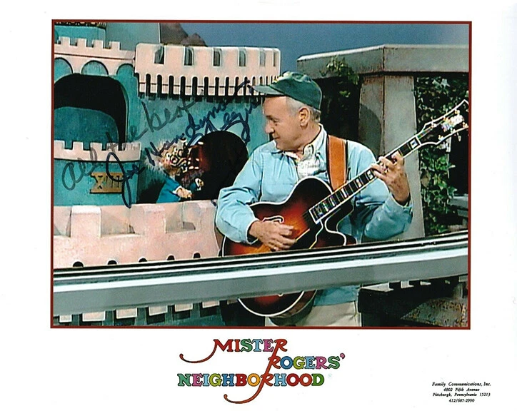 Joe Handyman Negri REAL SIGNED Mister Rogers' Neighborhood Photo #2 COA