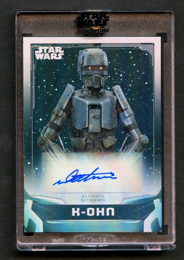 Dee Tails as K-Ohn A-DT Auto Autograph 2021 Topps Star Wars Signature Series