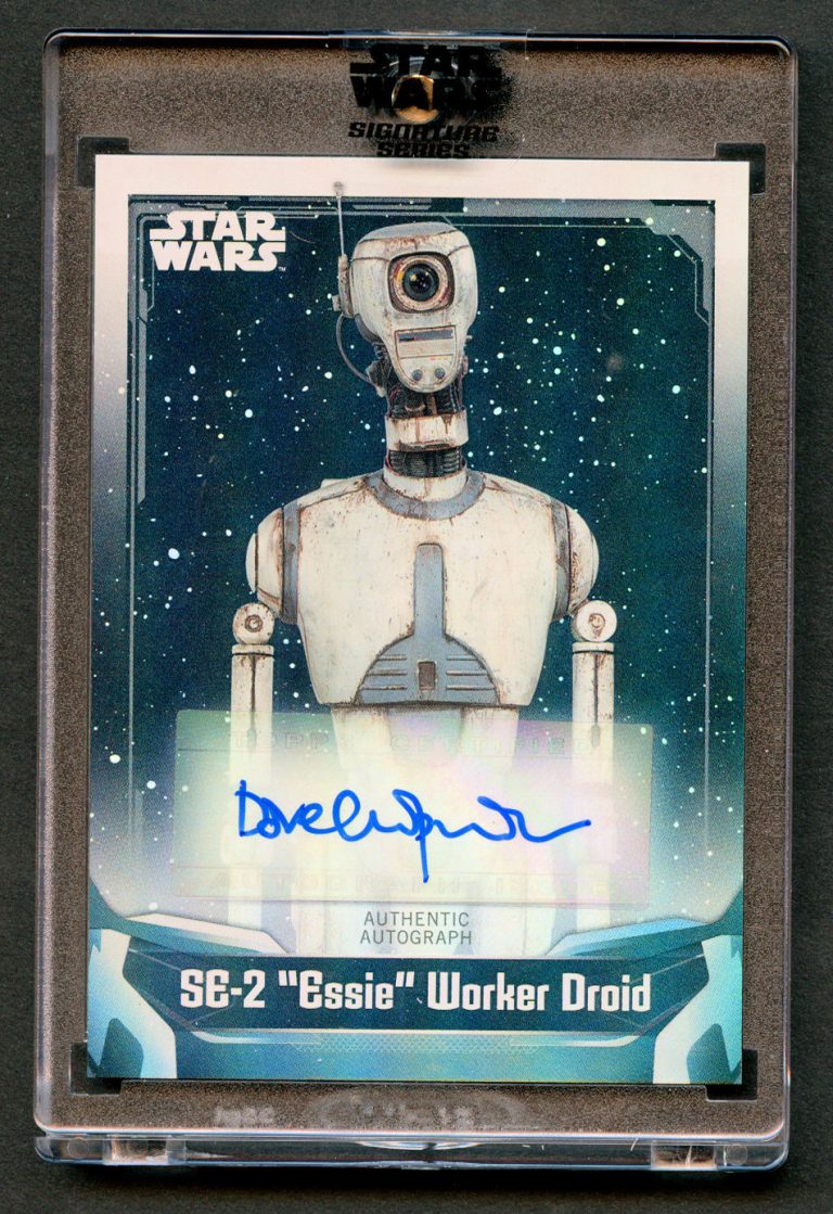 Dave Chapman as Essie A-DC Auto Autograph 2021 Topps Star Wars Signature Series