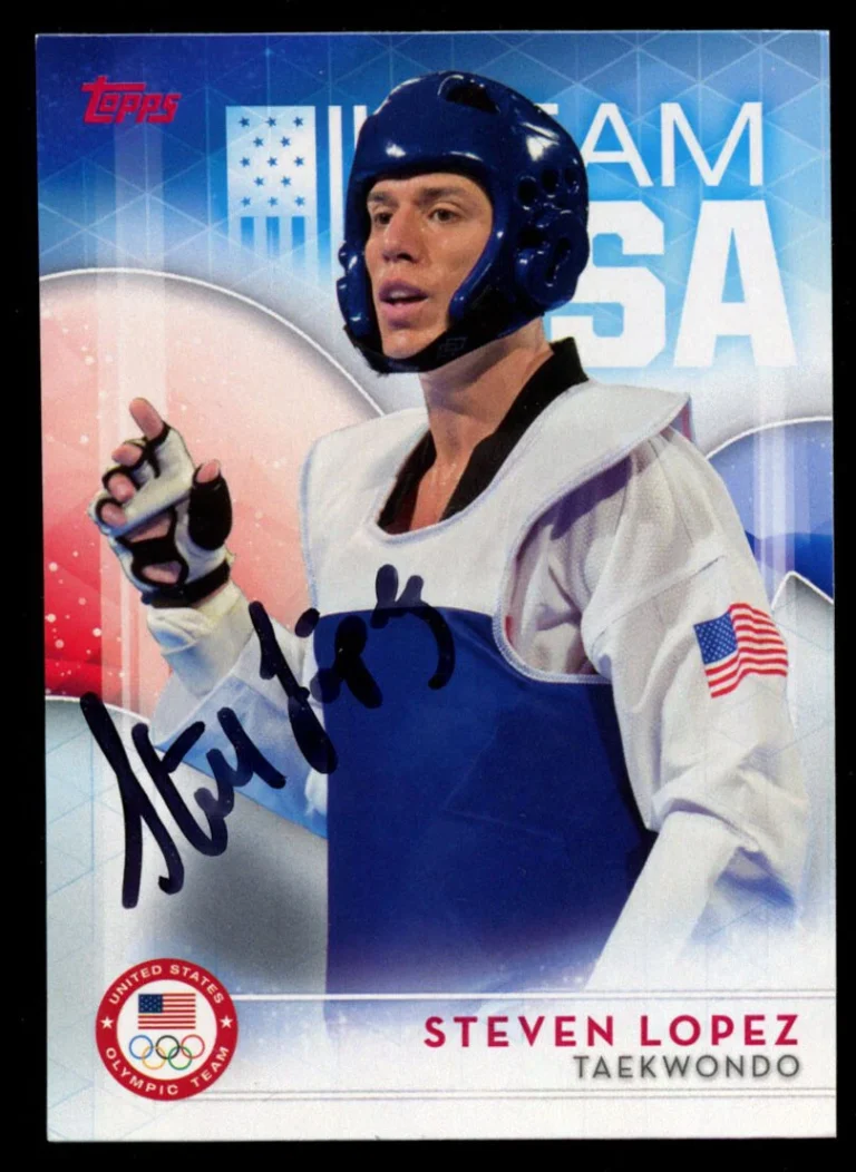 Steven Lopez #15 signed autograph auto 2016 Topps USA Olympic Team Card