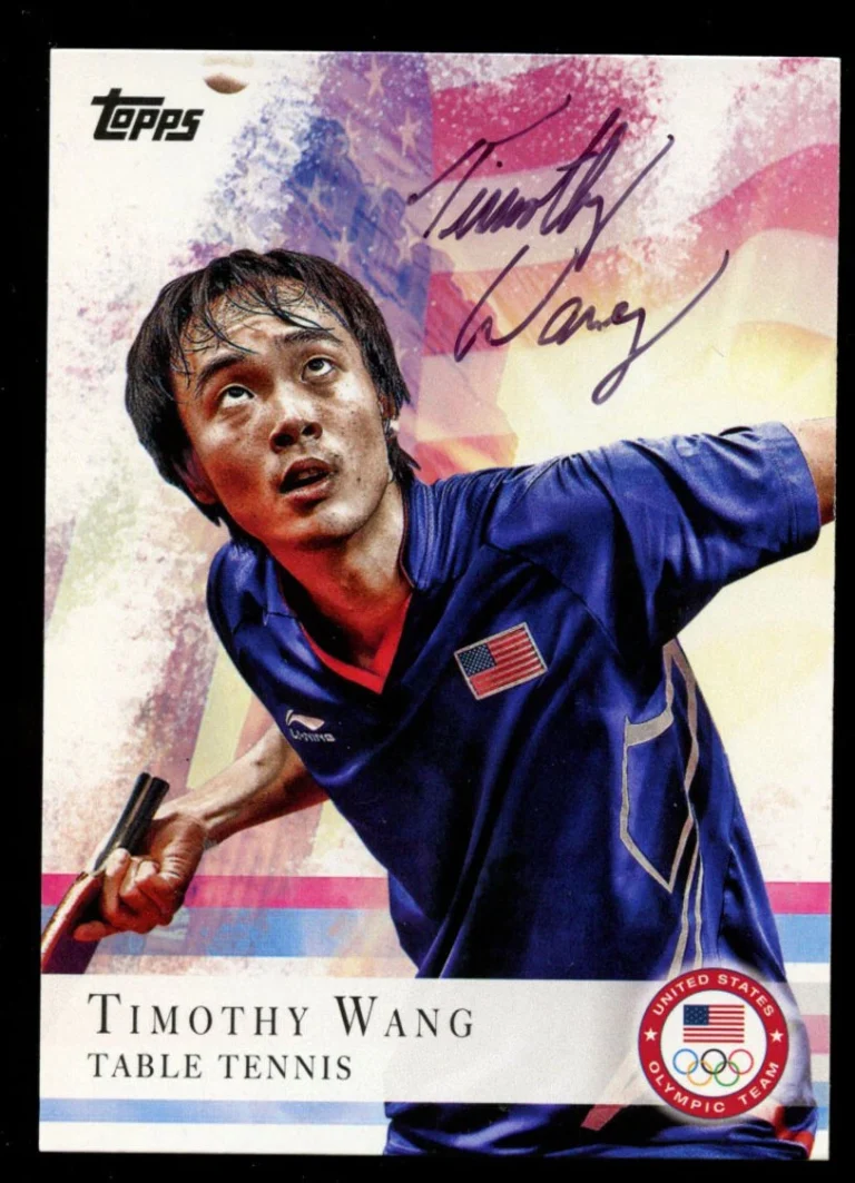 Timothy Wang #8 signed autograph auto 2012 Topps U.S. Olympic Team Card