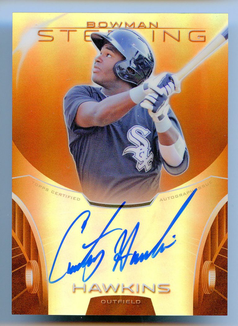 Courtney Hawkins #BSAP-CH White Sox signed auto 2013 Bowman Sterling 45/75