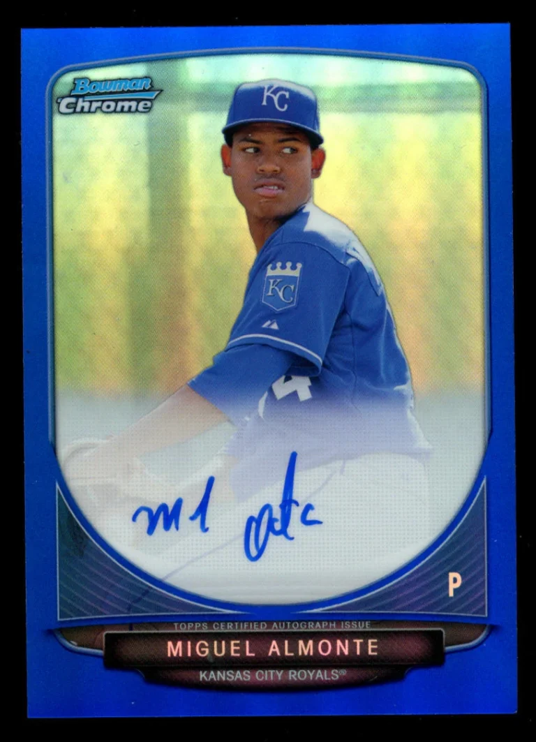 Miguel Almonte #BCA-MA Royals Refractor auto 2013 Bowman Draft Chrome 148/150