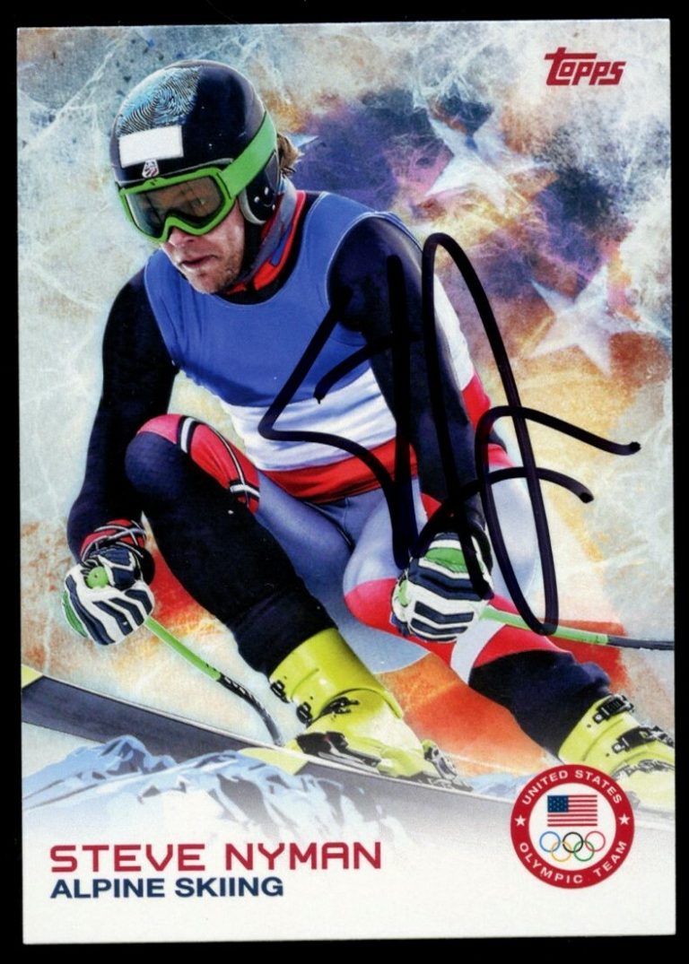 Steve Nyman #67 signed autograph auto 2014 Topps U.S. Winter Olympic Card