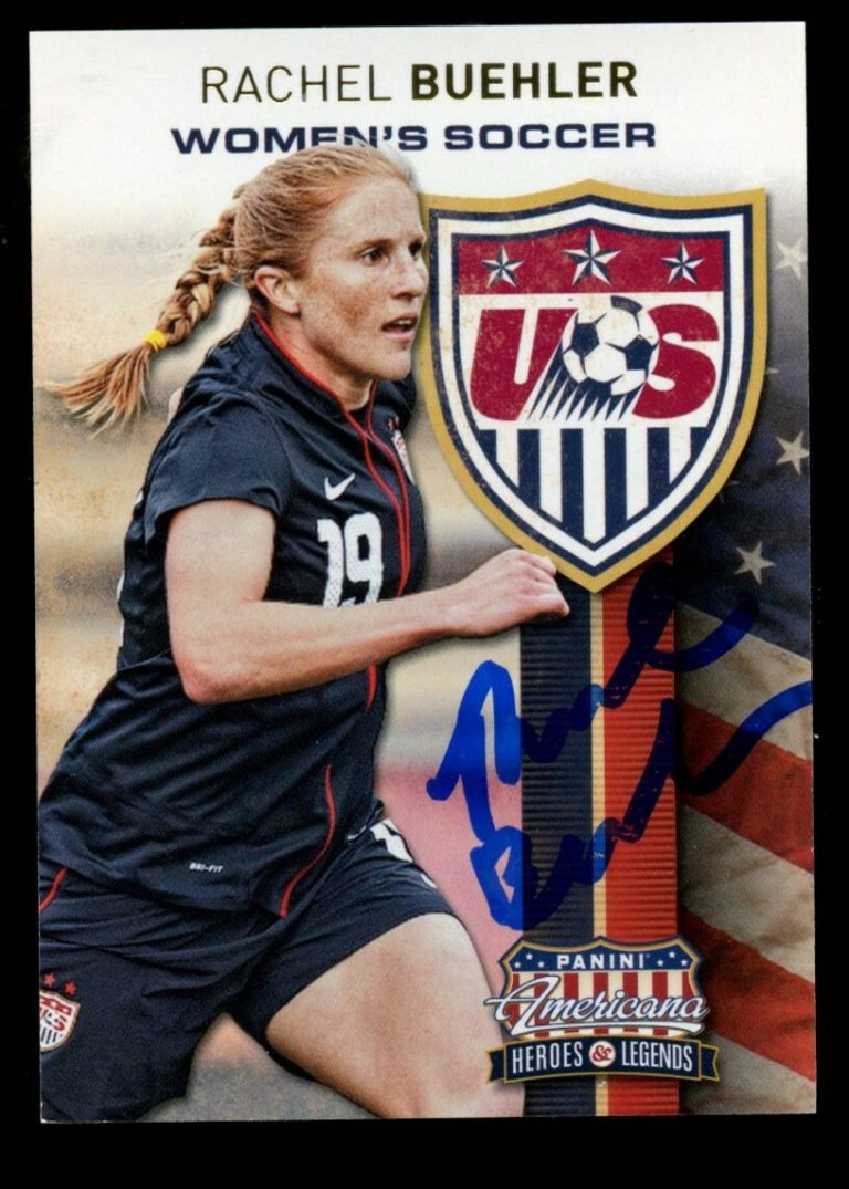 Rachel Buehler #18 signed autograph 2012 Panini Americana HEROES & LEGENDS Card