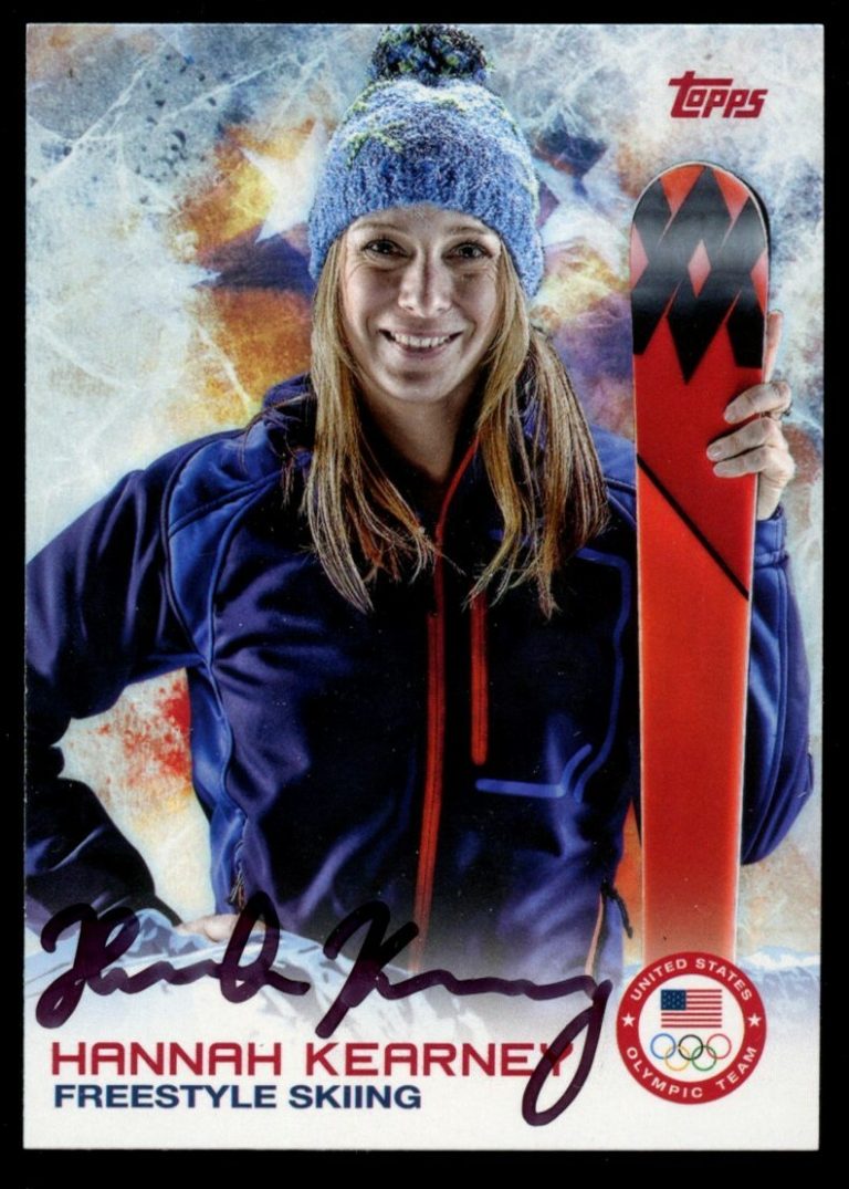 Hannah Kearney #49 signed autograph auto 2014 Topps U.S. Winter Olympic Card