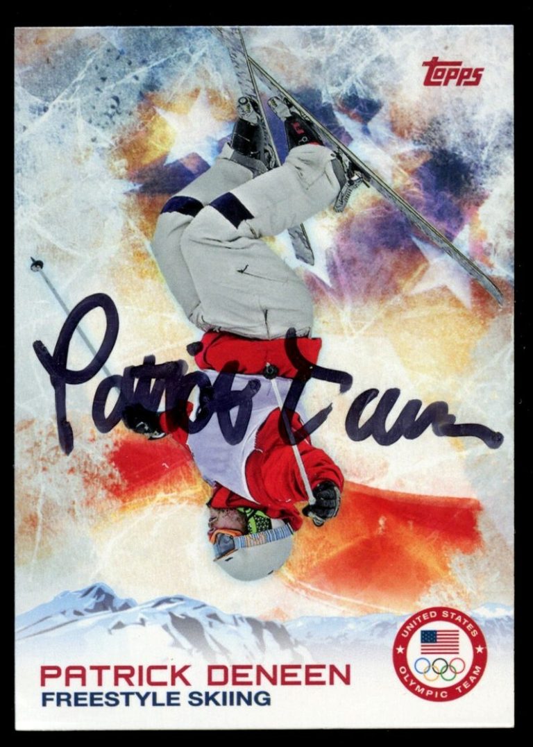 Patrick Deneen #24 signed autograph auto 2014 Topps U.S. Winter Olympic Card