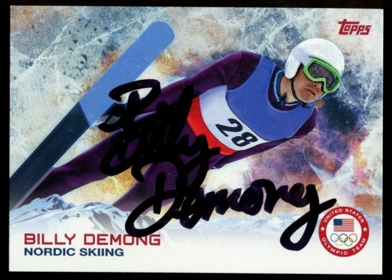 Billy Demong #23 signed autograph auto 2014 Topps U.S. Winter Olympic Card