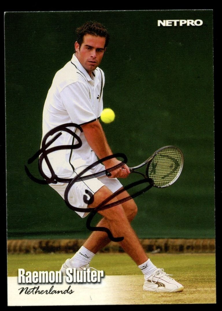 Raemon Sluiter #54 signed autograph auto 2003 NetPro Tennis Trading Card