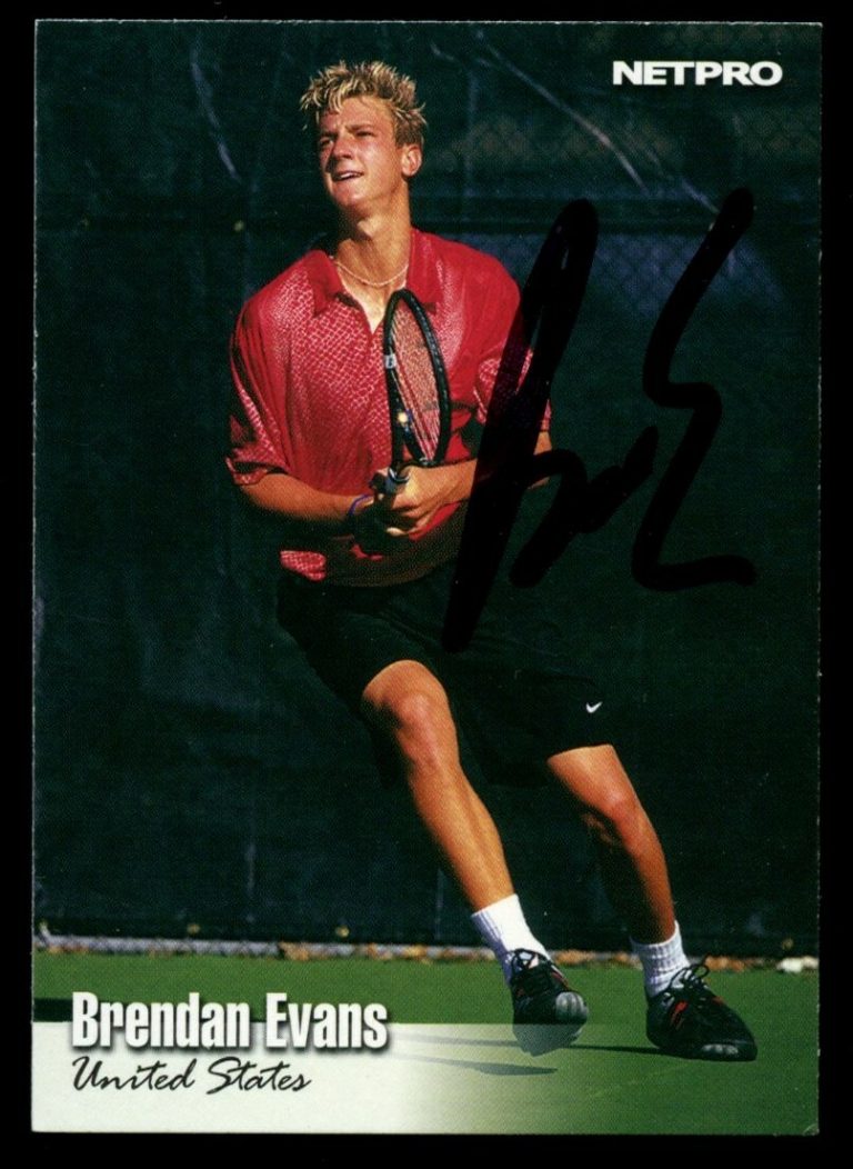 Brendan Evans #67 signed autograph auto 2003 NetPro Tennis Trading Card