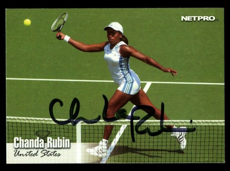Chanda Rubin #28 signed autograph auto 2003 NetPro Tennis Trading Card