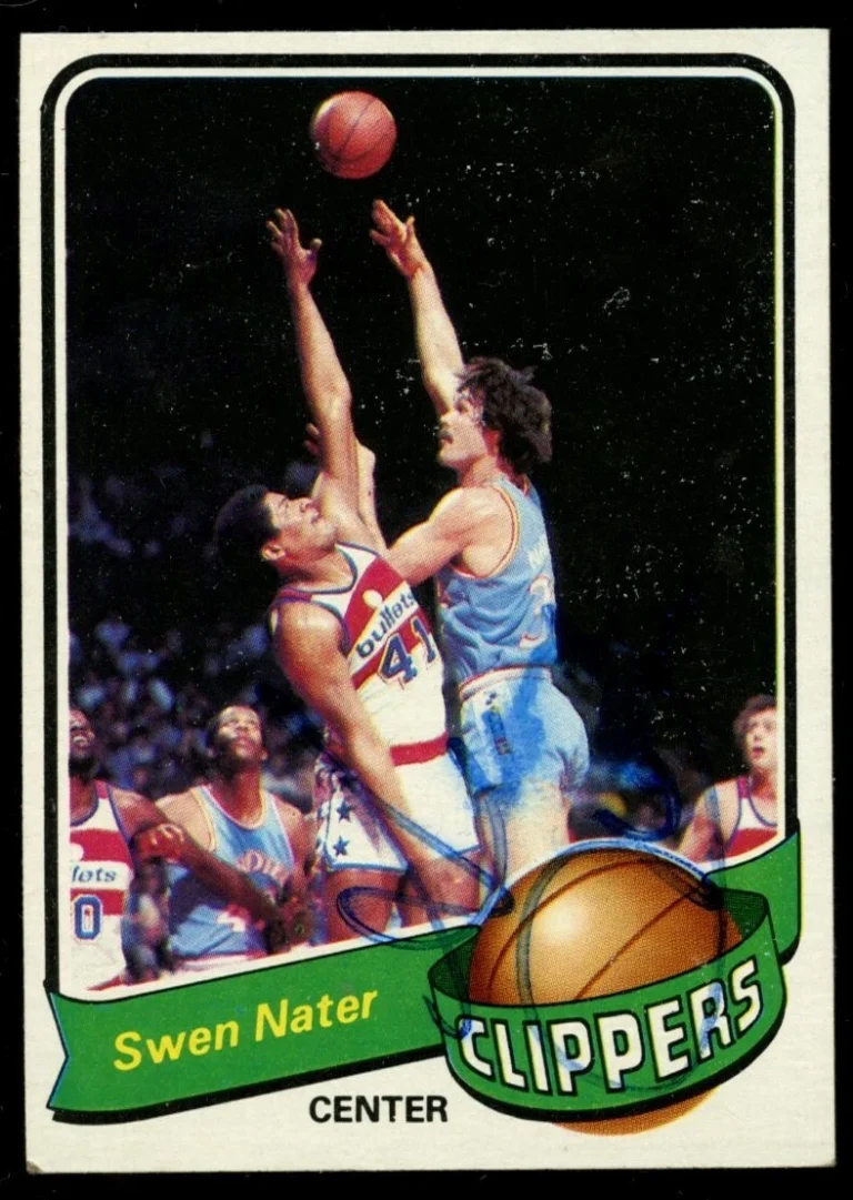 Swen Nater #109 signed autograph auto 1979-80 Topps Basketball Trading Card