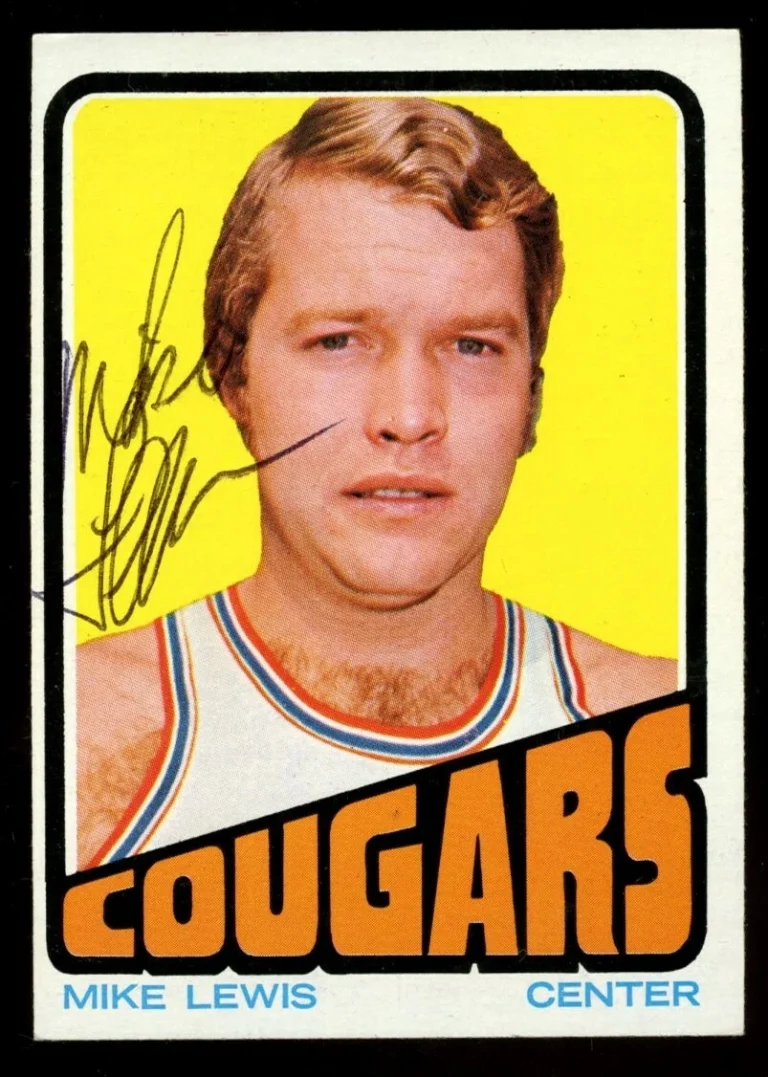 Mike Lewis #234 signed autograph auto 1972-73 Topps Basketball Trading Card