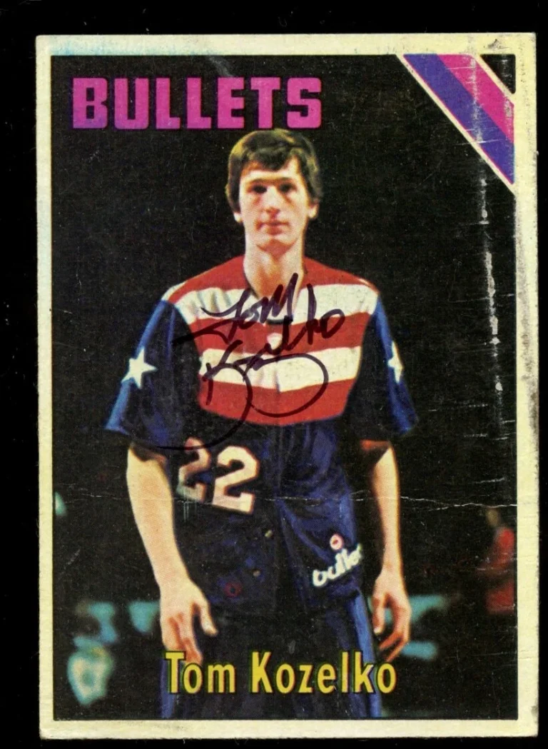 Tom Kozelko #202 signed autograph auto 1975-76 Topps Basketball Trading Card