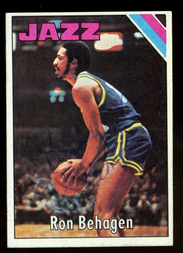 Ron Behagen #106 signed autograph auto 1975-76 Topps Basketball Trading Card