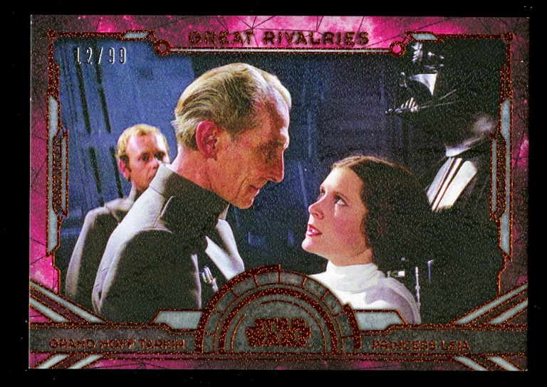 Star Wars Masterwork 2016 Topps Great Rivalries Leia & Tarkin GR-7 Canvas 12/99