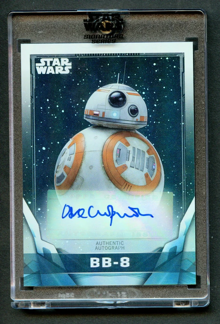 Dave Chapman BB-8 Puppeteer A-DC2 Auto 2021 Topps Star Wars Signature Series