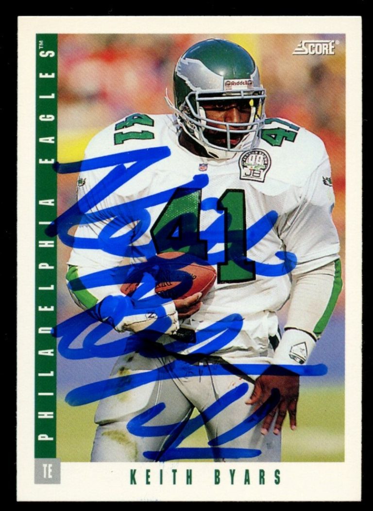 Keith Byars #132 signed autograph auto 1993 Score Football Trading Card