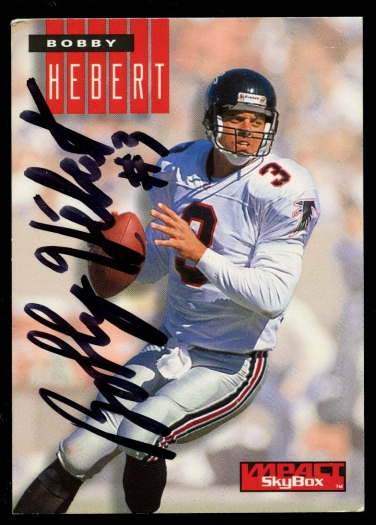 Bobby Hebert #14 signed autograph auto 1994 Sky Box Football Trading Card