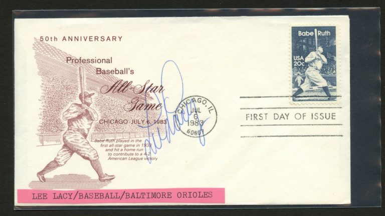 Lee Lacy signed autograph auto FDC cover American baseball outfielder PC167