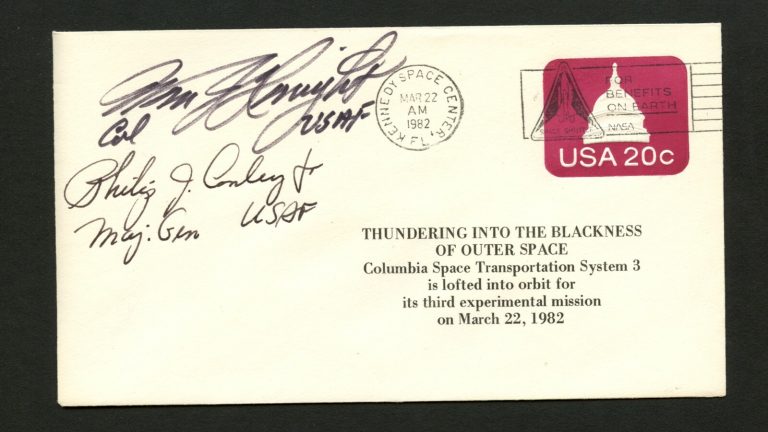 Pete Knight d.2004 & Philip Conley d.2021 signed autographs postal cover PC173