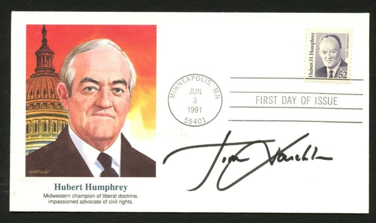 Tom Daschle signed autograph auto FDC cover Former US Senator S Dakota PC103