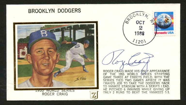 Roger Craig signed autograph postal cover American Former Football Player PC094
