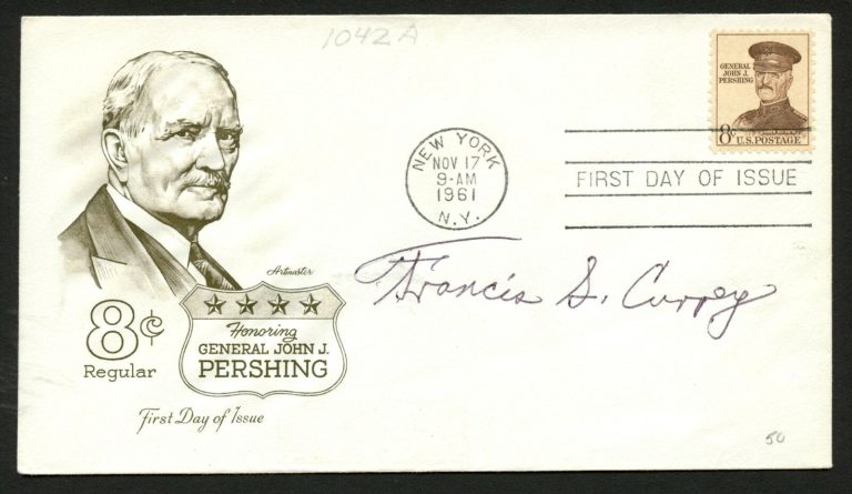 Francis Currey d.2019 signed autograph FDC cover MOH Battle of the Bulge PC099