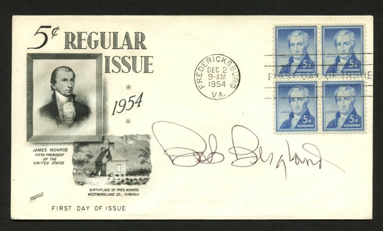 Robert Bergland d2018 signed autograph FDC cover Secretary of Agriculture PC071