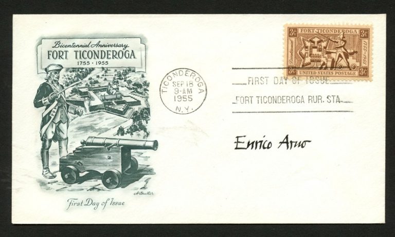 Enrico Arno d.1981 signed autograph FDC cover Book Illustrator & Designer PC015