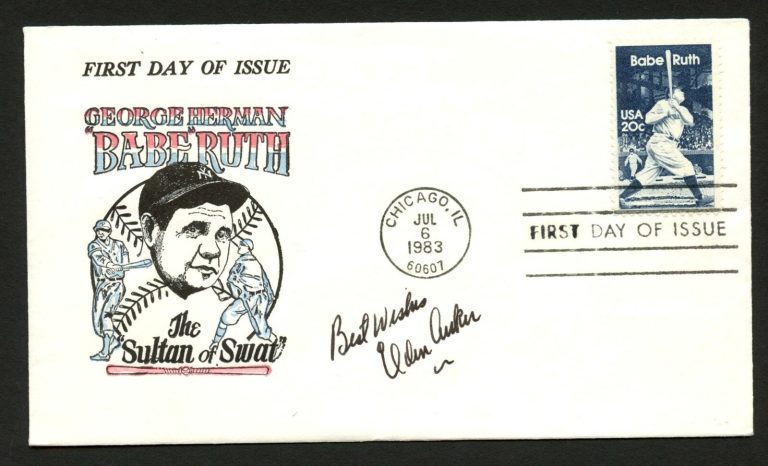 Eldon Auker d.2006 signed autograph auto FDC cover Pitcher Detroit Tigers PC018