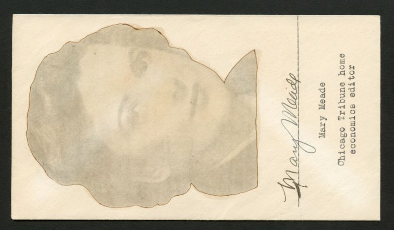 Mary Meade d2003 signed autograph auto Postal cover American film actress PC226
