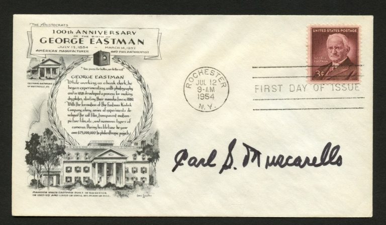 Carl Muscarello d2019 signed autograph auto FDC cover Sailor Kissing Nurse PC228
