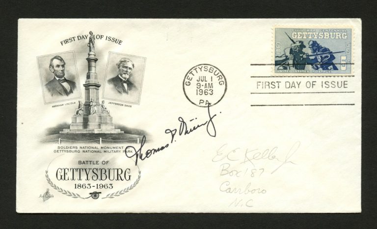 Thomas P. O'Neill d1994 signed autograph FDC cover Speaker US House of Rep PC238