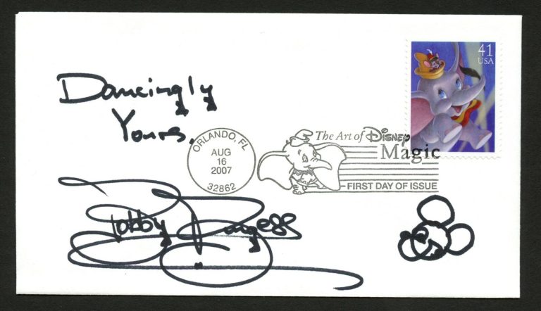 Bobby Burgess signed autograph auto FDC cover American Dancer & Singer PC277