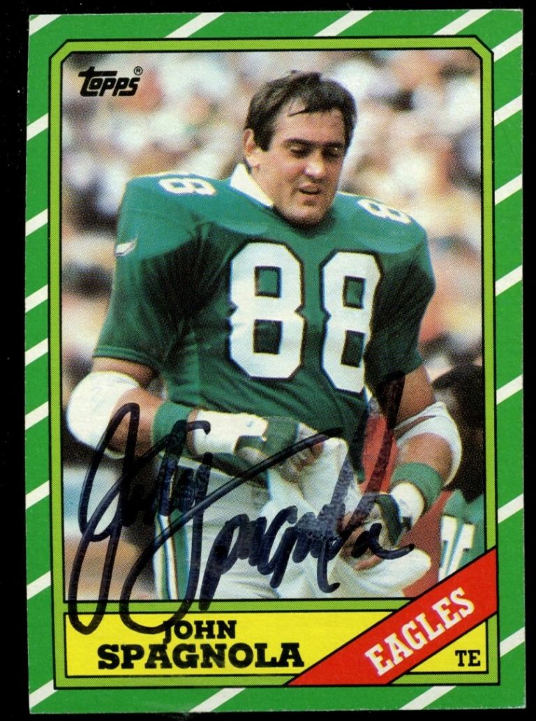 John Spagnola #272 signed autograph auto 1986 Topps Football Trading Card