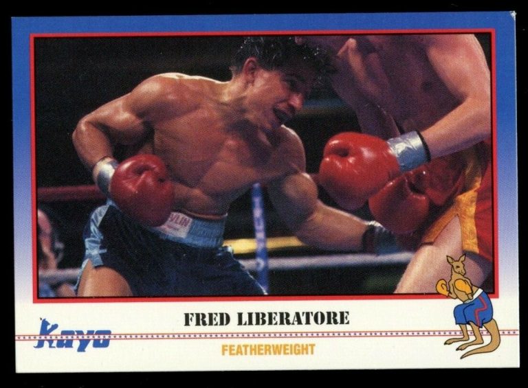 Fred Liberatore #58 signed autograph auto 1991 KAYO Boxing Trading Card