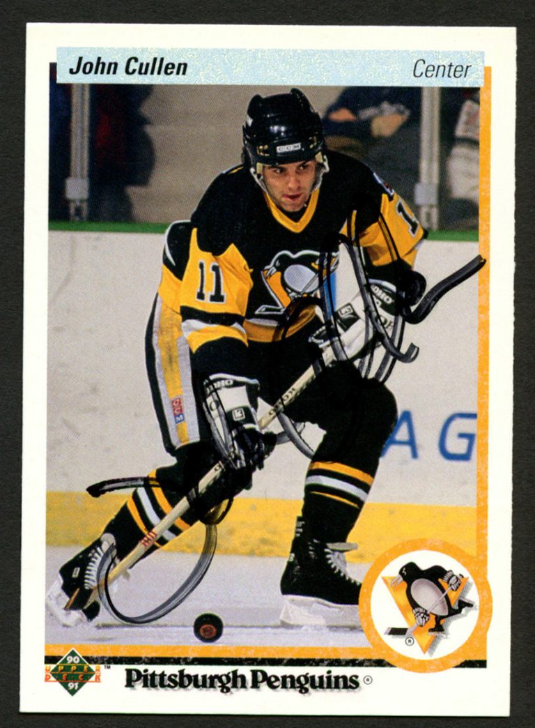 John Cullen #12 signed autograph auto 1990-91 Upper Deck Hockey Card