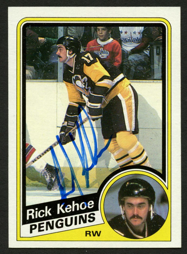 Rick Kehoe #125 signed autograph auto 1984-85 Topps Hockey Trading Card