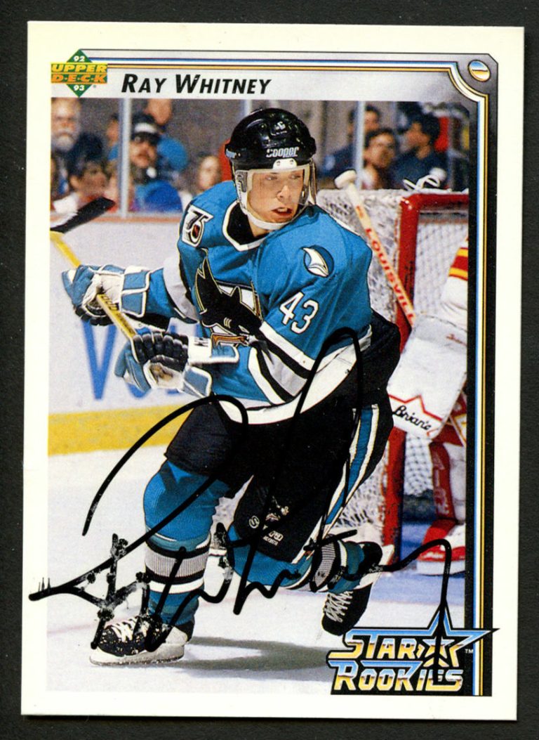 Ray Whitney #407 signed autograph auto 1992-93 Upper Deck Hockey Card