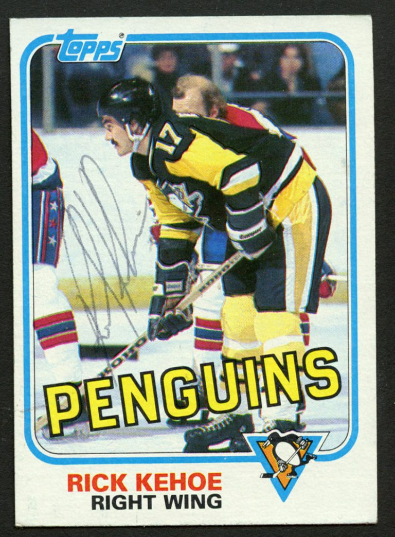 Rick Kehoe #17 signed autograph auto 1981-82 Topps Hockey Trading Card