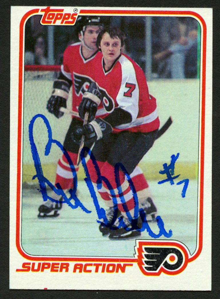 Bill Barber #123 signed autograph auto 1981-82 Topps Hockey Trading Card